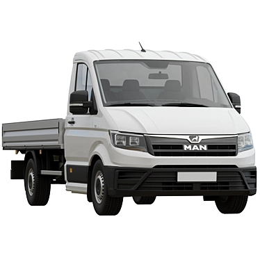 Commercial Vehicle MAN TGE Chassis 3D model image 1 