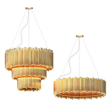 Brubeck Suspensions: Modern Elegance with Delight 3D model image 1 