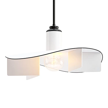 Industrial Warehouse Pendant Lights 3D model image 1 