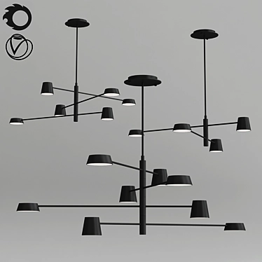 Elegant TOIVOLA B Lighting Collection 3D model image 1 