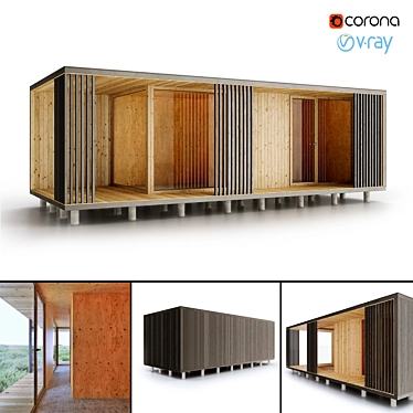 Container House 2: Modular Living 3D model image 1 