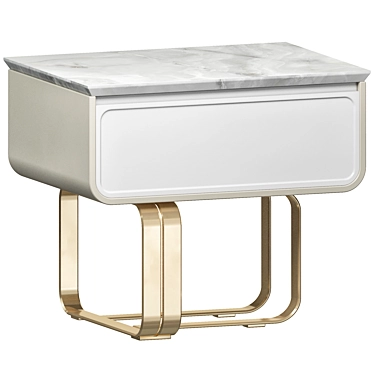 LaLume Bedside Table | Compact Design 3D model image 1 