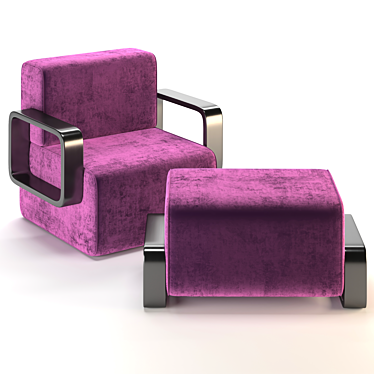 Modern Cayenne Armchair Furniture Model 3D model image 1 