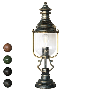 Elba Pedestal Light Hamburg-style 3D model image 1 