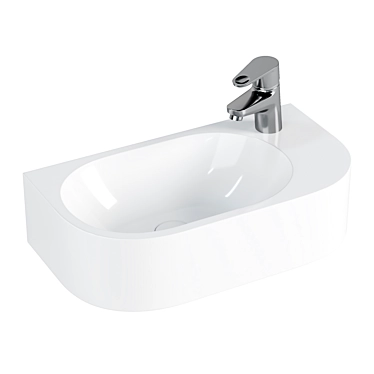 CeramaLux 40 L White Sink 3D model image 1 