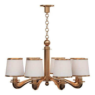 Elegant Tuileries Chandelier (English) 3D model image 1 