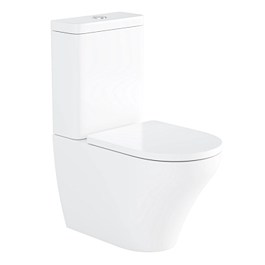 AM.PM Inspire Compact Toilet 3D model image 1 