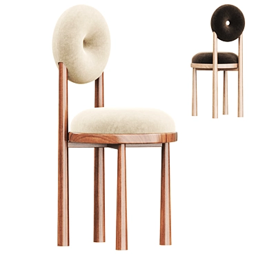 Modern Baba Chair 2017 Model 3D model image 1 