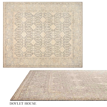 Luxury Wool Rug from Pakistan 3D model image 1 