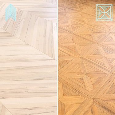 Premium 3D Wooden Flooring Model 3D model image 1 