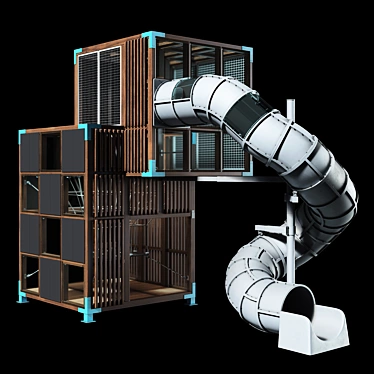 Lappset Halo Cubic Playset 3D model image 1 