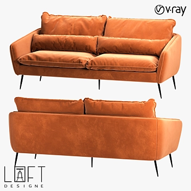 Modern Design Sofa Bed 38001 3D model image 1 