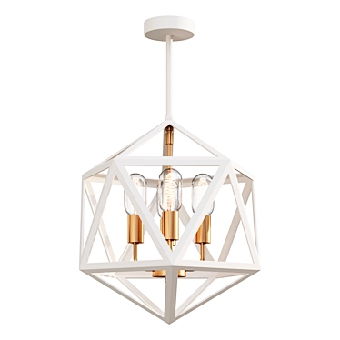 Chandelier MODERN DIAMOND PRISM LANTERN SKU LA17028 WB lamp