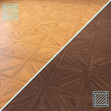 Modular Wood Flooring Model 3D model image 1 