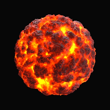 VRay Lava Material Pack 3D model image 1 