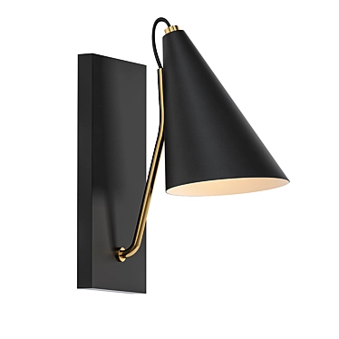 Sleek Kalika Wall Sconce 3D model image 1 