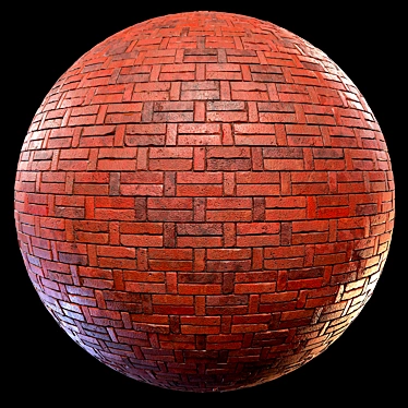 Substance Designer Seamless Brick PBR 3D model image 1 