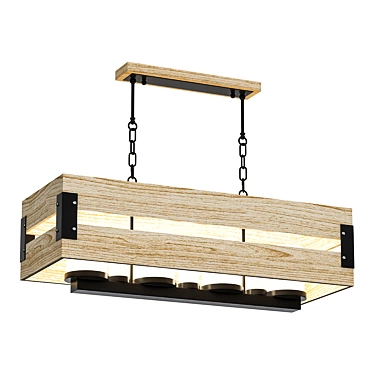 Berlin Loft Chandelier by Imperiumloft 3D model image 1 