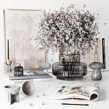 Versatile Decor Set for Modern Interiors 3D model image 1 