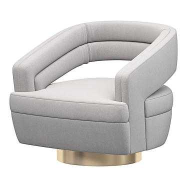 Modern Design RUSSEL Armchair 3D model image 1 