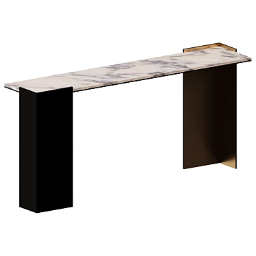 WRAP CONSOLE - MARBLE TOP By Baker Furniture