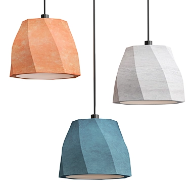 Modern Pendant Light Fixture 3D model image 1 