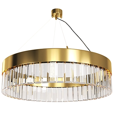 Elegant Solaris Pendant Lighting Fixture 3D model image 1 