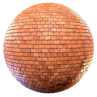 High Detail PBR Brick Material 3D model image 1 