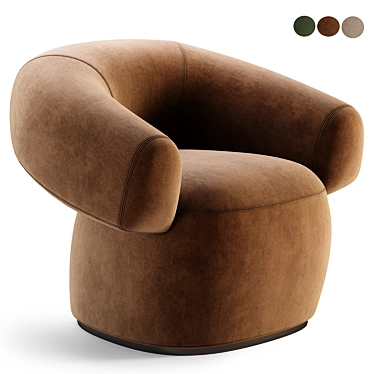 Modern RUFF Armchair | Versatile Design 3D model image 1 