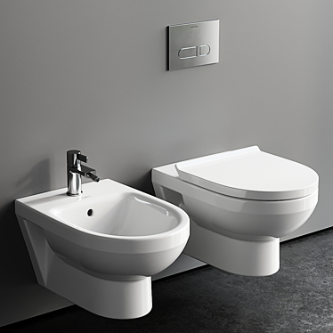 2022 No.1 Wall-Hung Toilet-Bidet 3D model image 1 