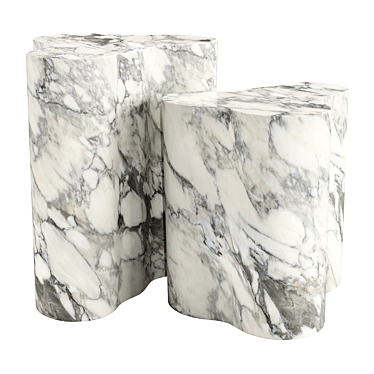 Candelabra home slab marble side tables