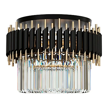 Elite Noir Luxury Pendant Light 3D model image 1 