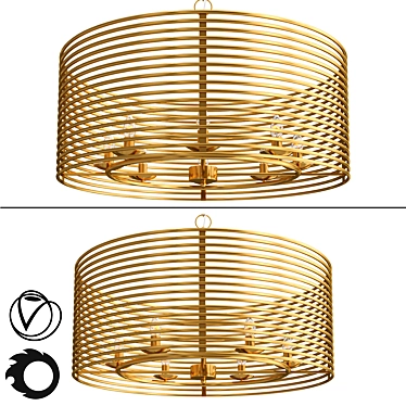 TAFSEG Contemporary Lighting Collection 3D model image 1 