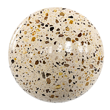 Pandomo Terrazzo PBR Texture Set 3D model image 1 