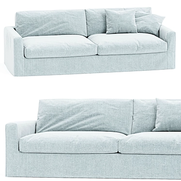 Cozy Devyn Sofa, Modern Design 3D model image 1 