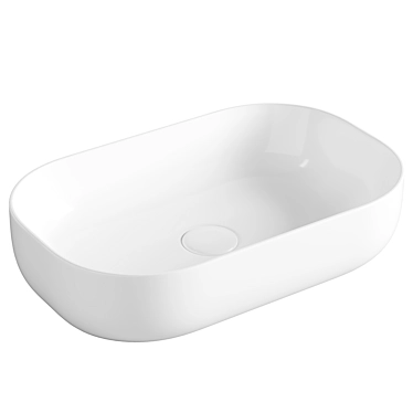 Melana 48 MLN-A419 White Sink 3D model image 1 