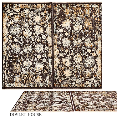 Bliss Wool Silk Carpet 16909 3D model image 1 