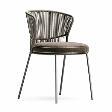 Modern Ola Chair in 4 Colors 3D model image 1 