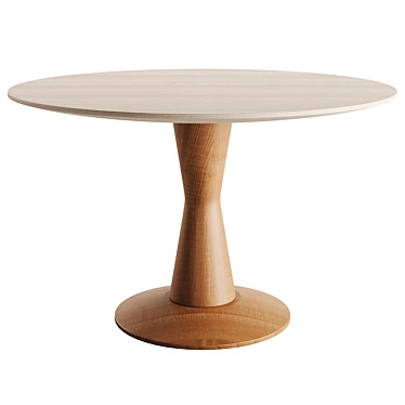 Modern West Claye Dining Table 3D model image 1 