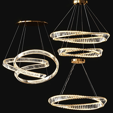 Collection Spiral Crystal Chandelier