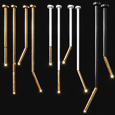 Aldex Minimalist Ceiling Kitchen Lamp 3D model image 1 