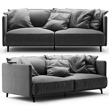 Arflex K2 2-Seater Sofa 3D model image 1 