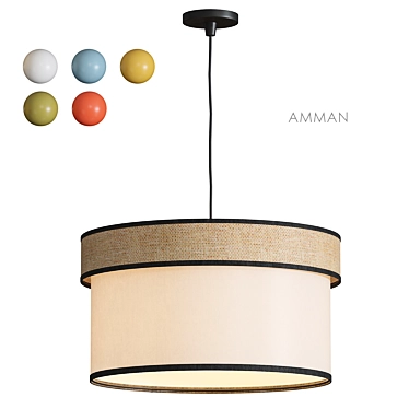 AMMAN Suspension Light Fixture Corep 3D model image 1 