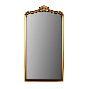 Elegant Filigree Floor Mirror by Pottery Barn 3D model image 1 