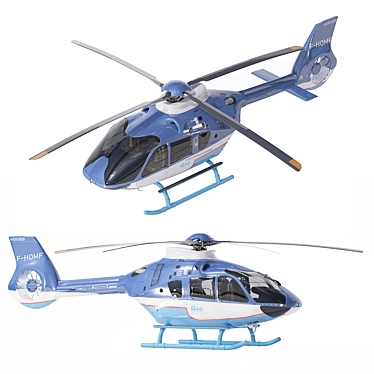 Airbus H135 Civil Helicopter Model 3D model image 1 