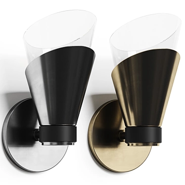 Angie Modern Wall Lamp 3D 3D model image 1 