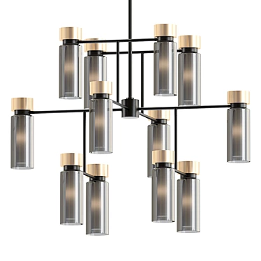 Stylish Osman Tooy Chandelier 3D model image 1 