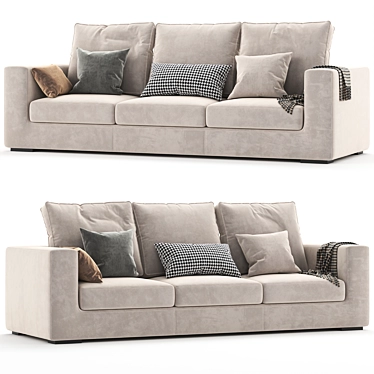 Modern Jesse Alfred Sofa Set 3D model image 1 