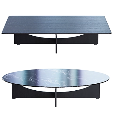 Minotti LIDO Coffee Tables - Stylish & Versatile! 3D model image 1 