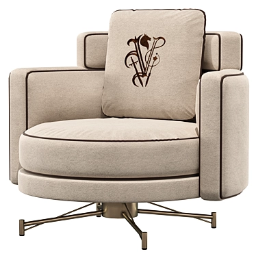 Khamma Armchair | Luxe Design 3D model image 1 